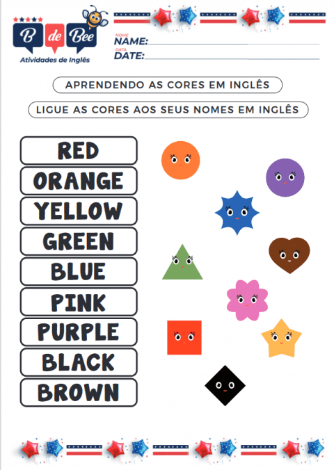 Atividades De Cores Em Ingl S Para Educa O Infantil
