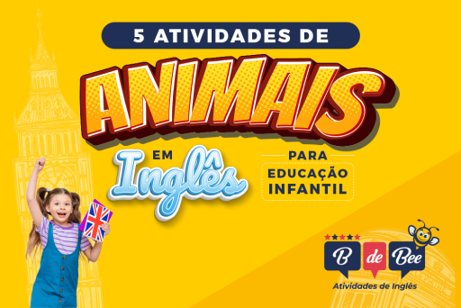 5 atividades de animais em inglês para educação infantil