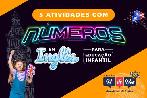 5 atividades com números em inglês para educação infantil