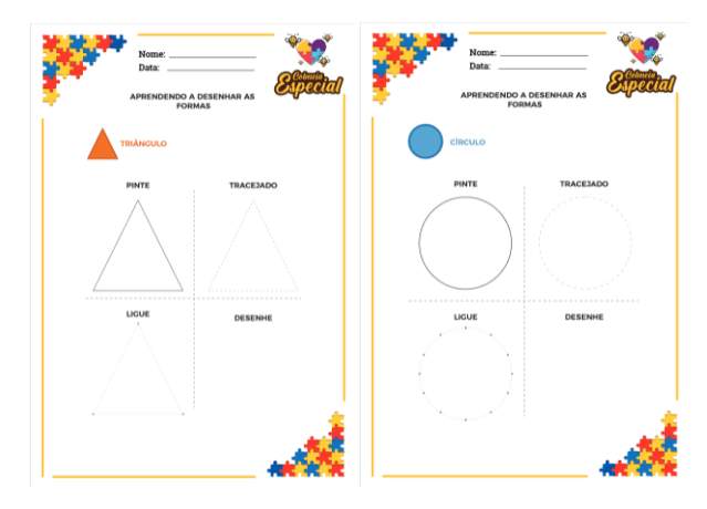 Atividades para educação especial em PDF