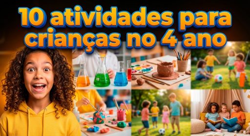 10 atividades para crianças no 4 ano