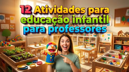12 Atividades para educação infantil para professores
